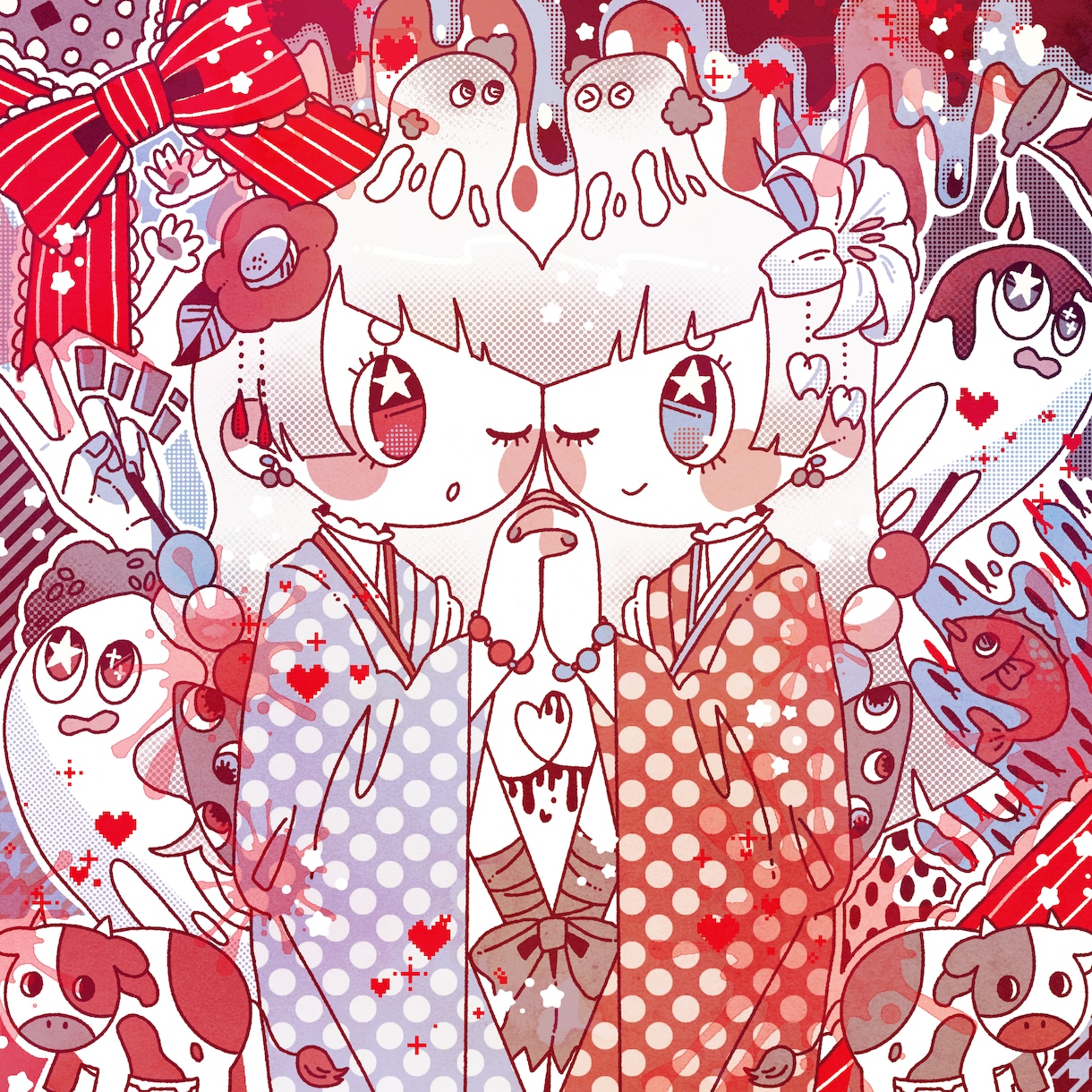 ポップで可愛らしいイラストお描きします イメージをいただいてイラストお描きします！！ イメージ4