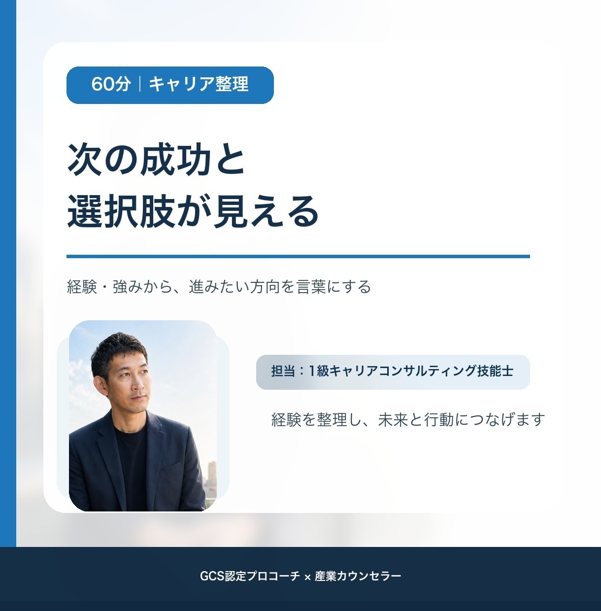 40代・50代の次の成功と選択肢を整理します 経験を次の10年のキャリア資産へ変える60分 イメージ1
