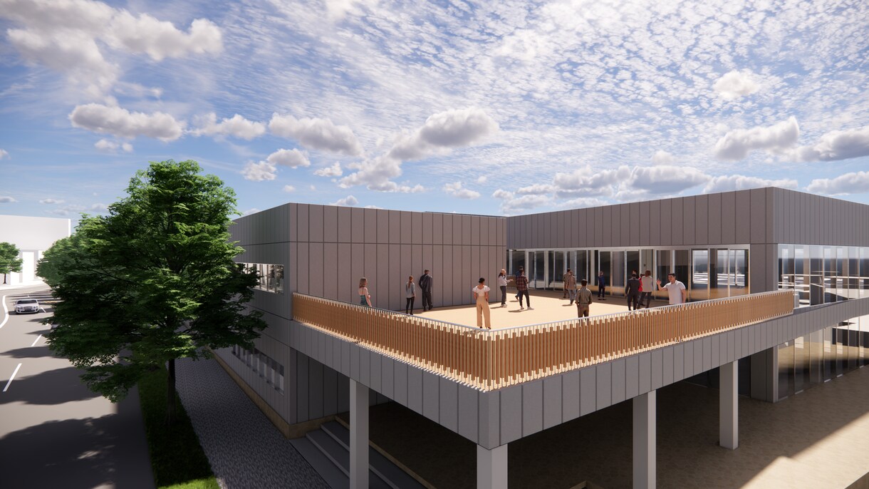 デザインが伝わる外観パースを作成します 建築家側からも施主側からも、自分のイメージを伝えられます。 イメージ7