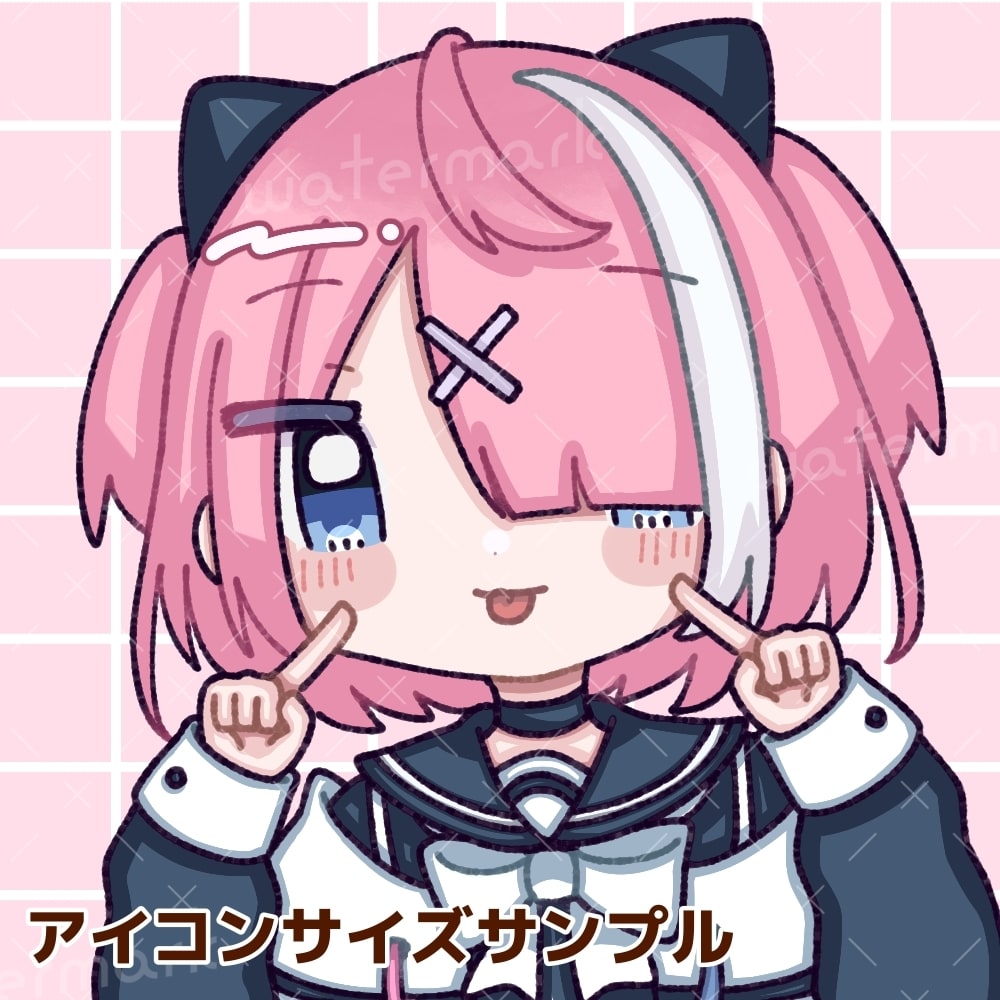 SNS用のアイコンなど作成します ゆるふわ、可愛いイラスト作成！ イメージ5