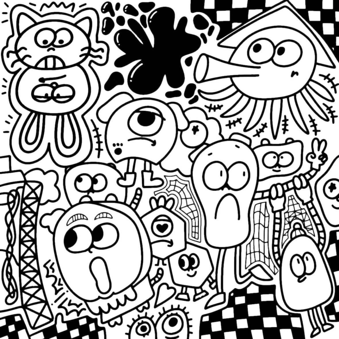 popでかわいいイラスト描きます 目がおおきいところがチャームポイント！ イメージ5
