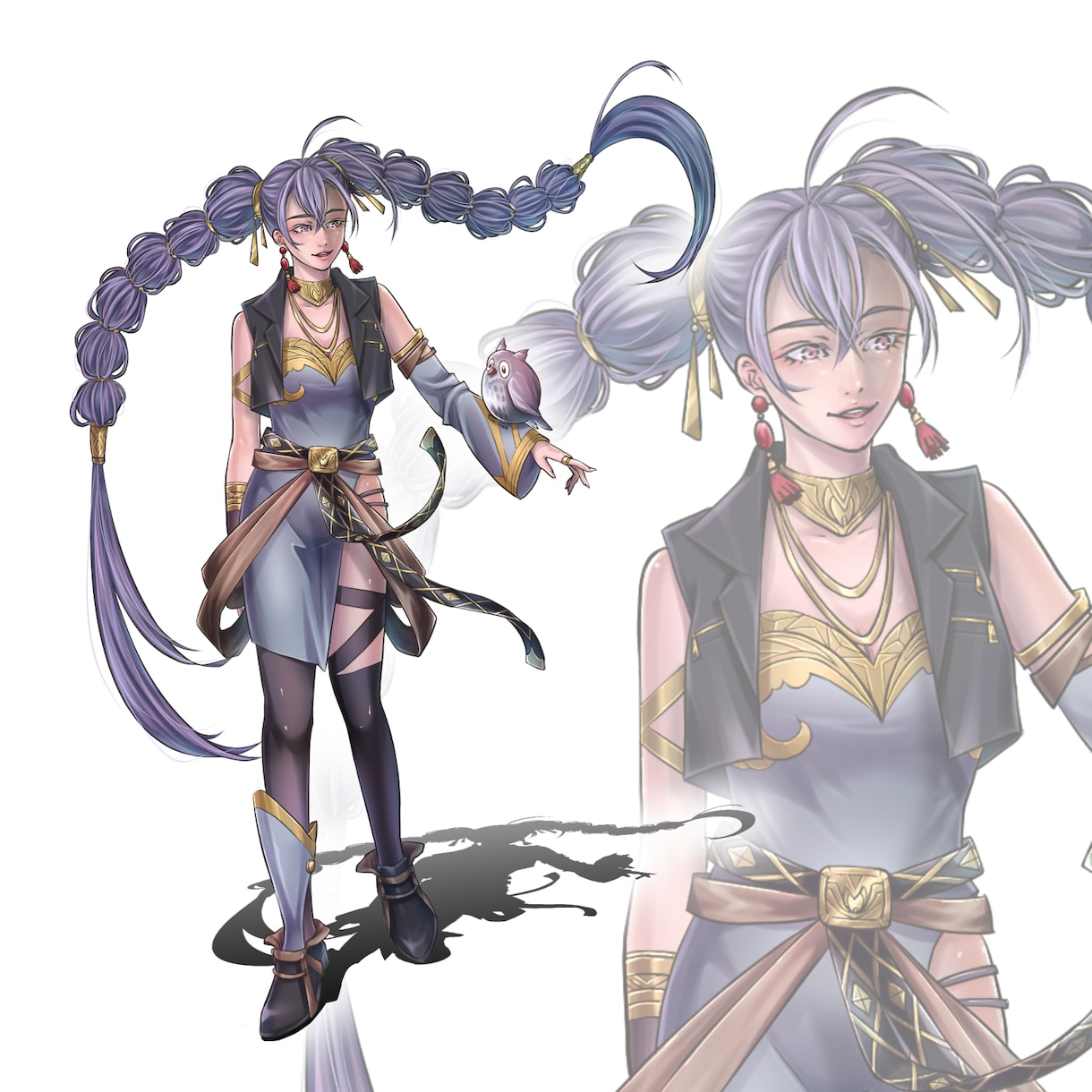 キャラクターデザイン・立ち絵描きます 絵柄合わせも得意ですのでご相談ください！ イメージ1