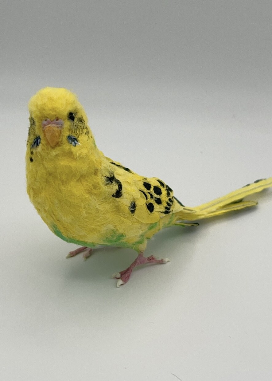 リアルで可愛いペットのインコ人形を作成します 大事なペットちゃんを和紙で可愛く作ります！ イメージ4