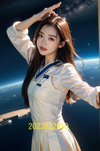 AIで作成した宇宙が背景の女子高生写真を販売します 実写では撮影が不可能な宇宙が背景の女子高生写真販売 イメージ10