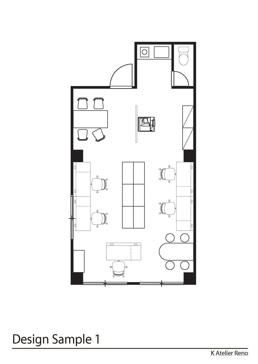 働きやすいオフィスレイアウトを提案します 100㎡以下限定！快適なオフィス空間をプロ建築士が提案！ イメージ3