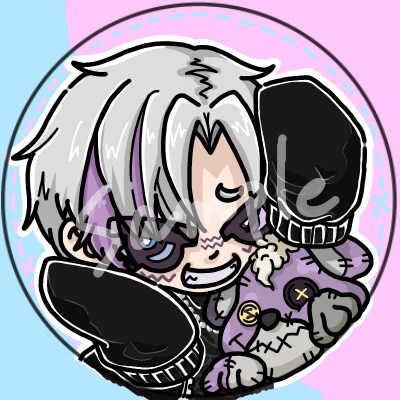 ジト目デフォアイコン、キャラ作ります 好きなもの全部取り入れた派手目なデフォちゃん、作りませんか？ イメージ2