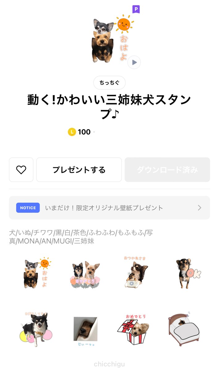 本人写真LINEスタンプ作ります あなたやご家族お子さんペットの写真スタンプ作りませんか？ イメージ1