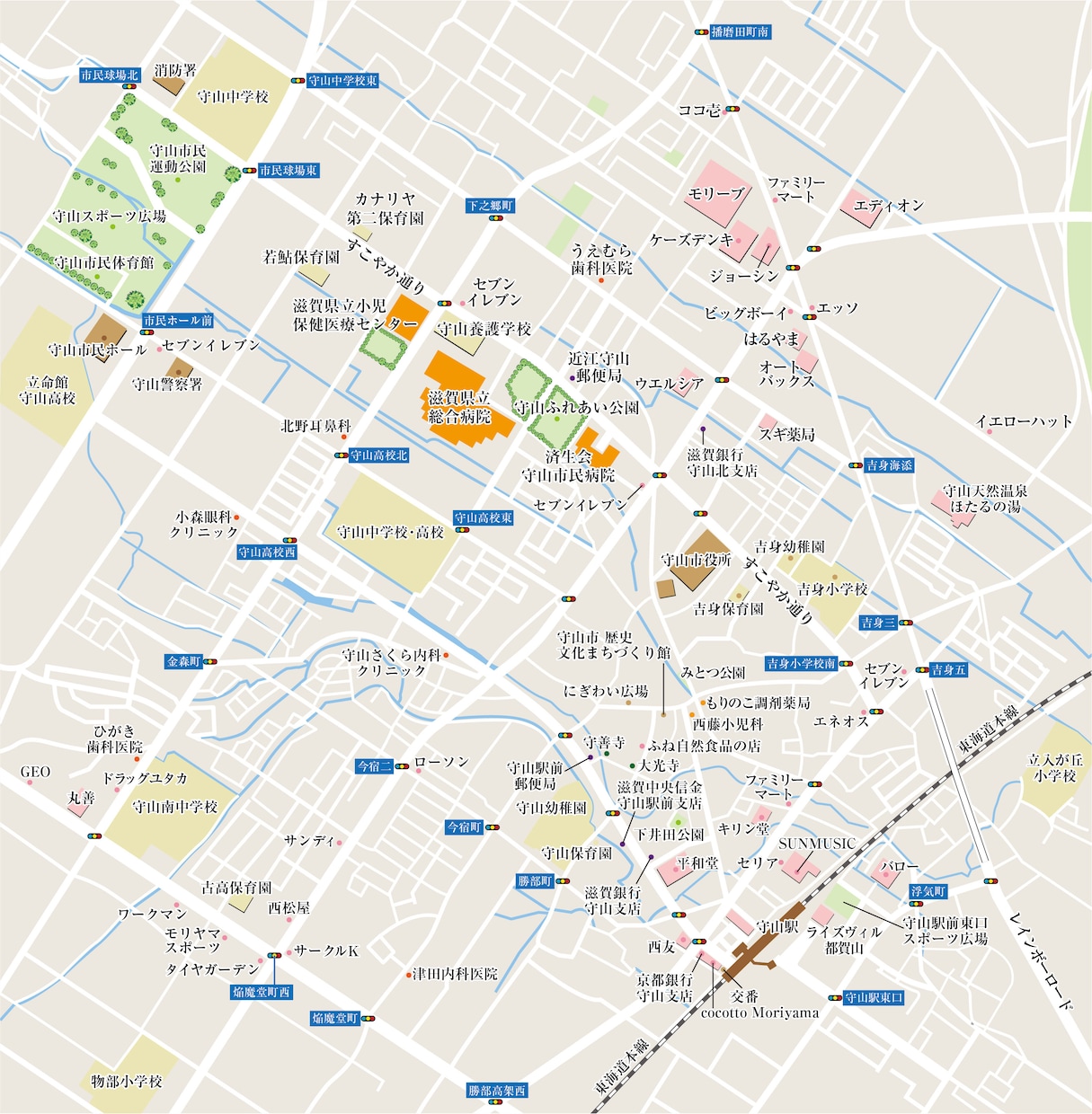 広域でより細かい表現の地図の制作をします パンフレット等、広域への配布物への掲載にオススメ イメージ2