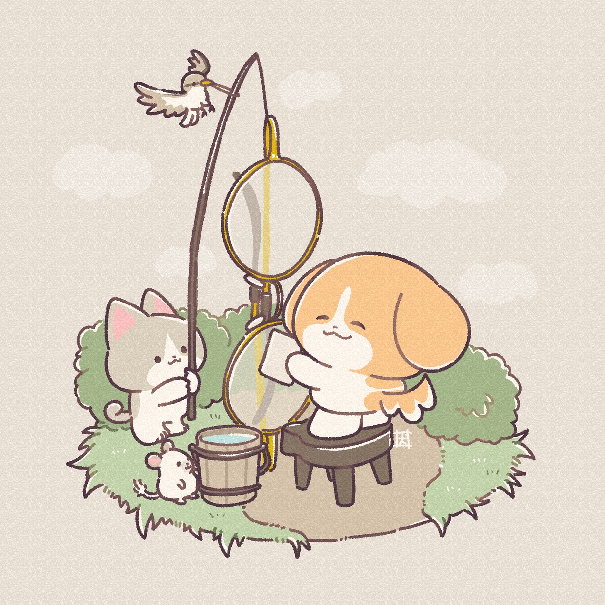可愛いゆるキャライラストを描きます ビジネス・アイコン・グッズなど様々な用途でご利用いただけます イメージ8