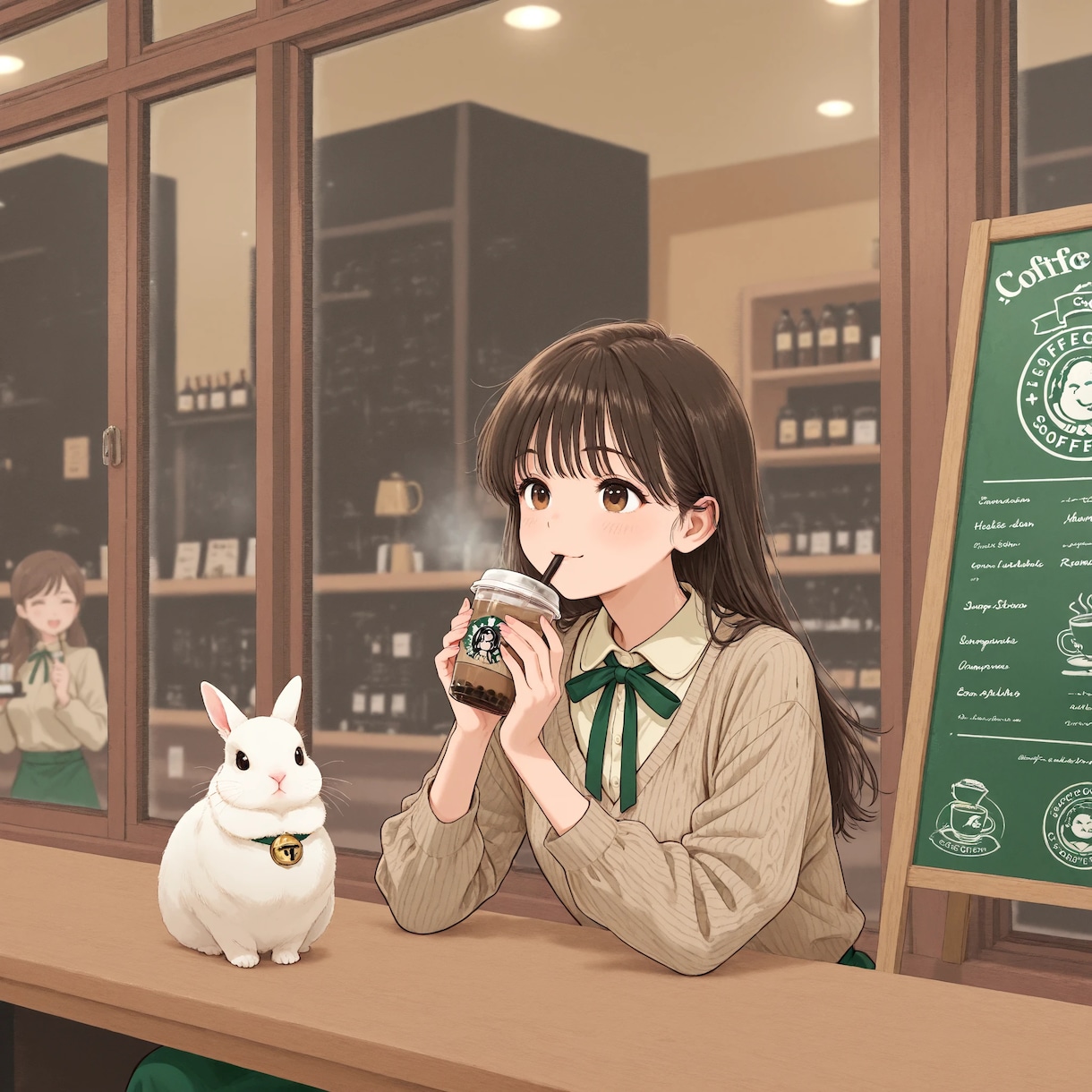 うさぎの癒しの喫茶店✨"ウサ場"Open！癒します NG無し☺️愚痴/雑談/推し活/恋バナなどなんでも聞きます✨ イメージ2