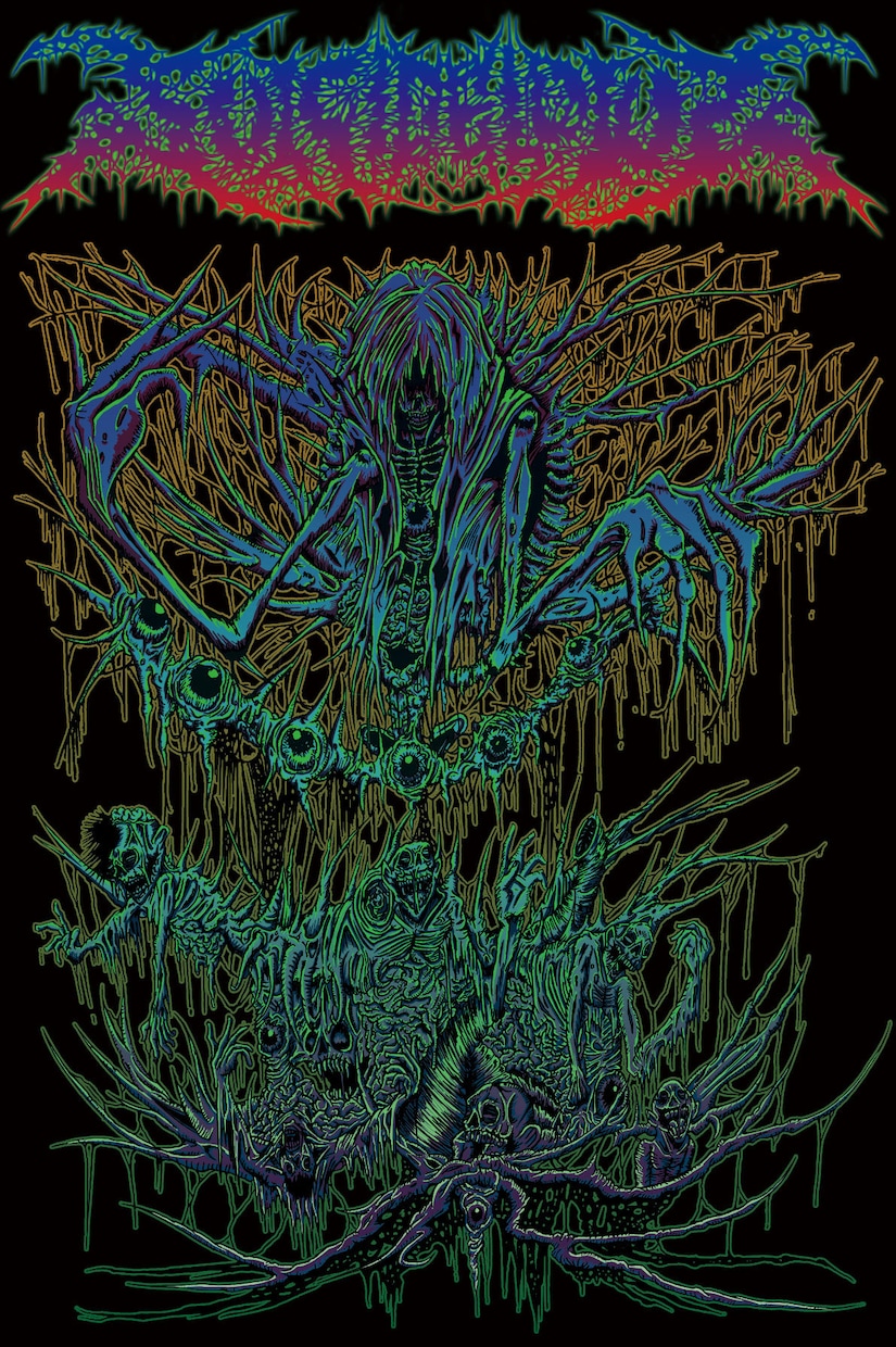 バンドロゴやCDジャケットイラスト描きます！ます ロック系やメタル系なハードなイラストタッチで彩ります！ イメージ4