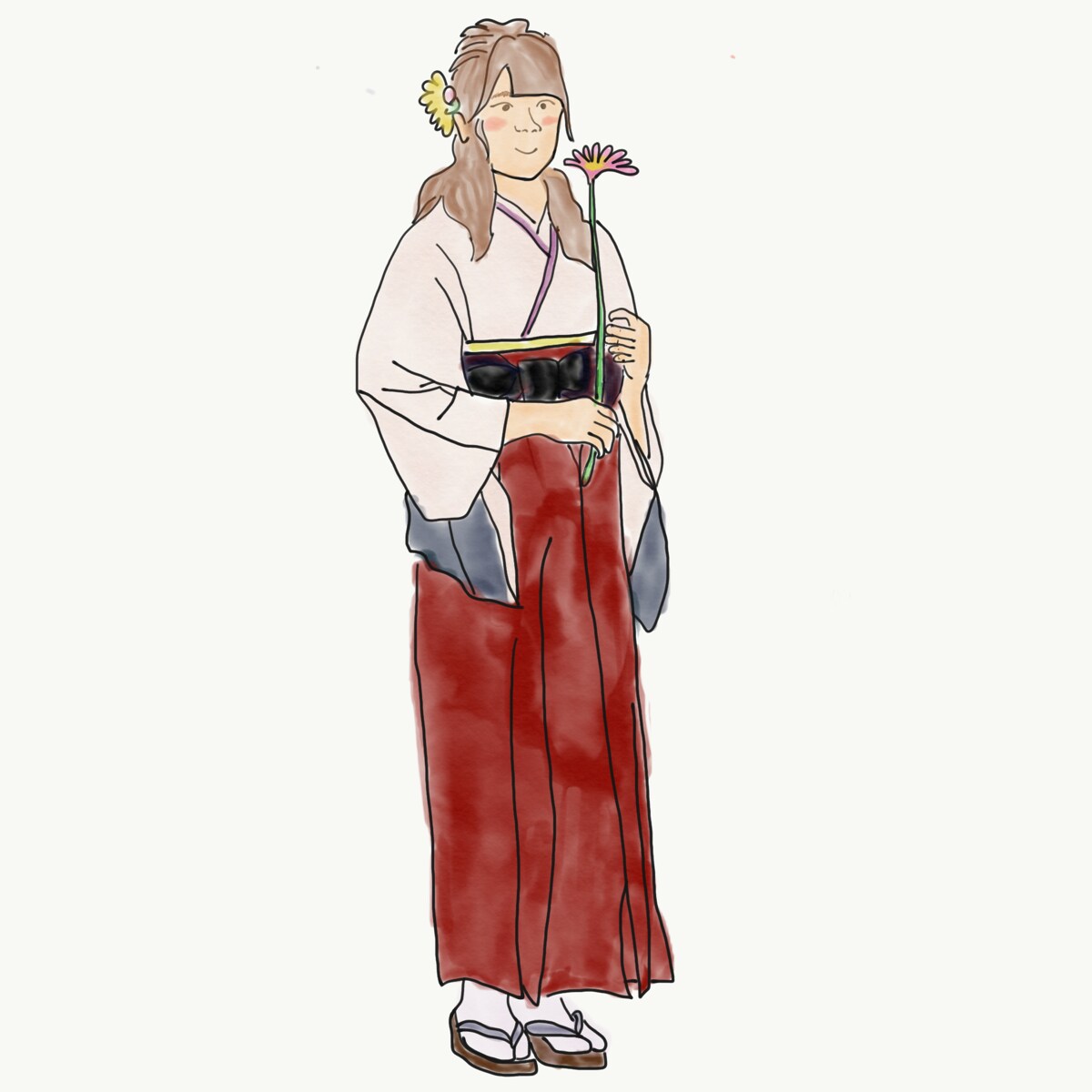 水彩画タッチでおしゃれで安心感のある似顔絵描きます トプ画やプレゼントにも！最短、最安値でご提供（期間限定） イメージ4