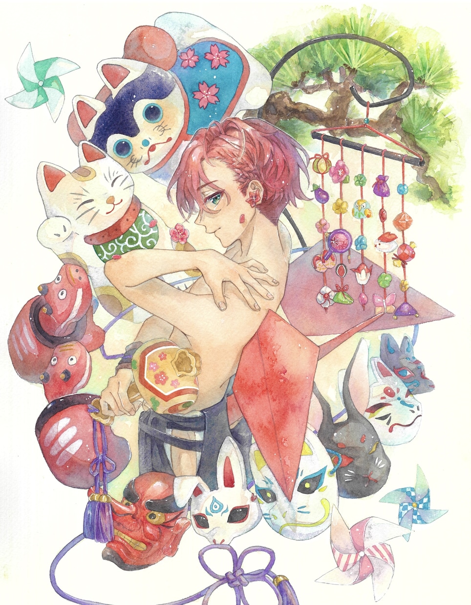 アイコン､色紙等をアナログで制作します 大きな作品◎､原画配送も可能!4000円〜 イメージ3