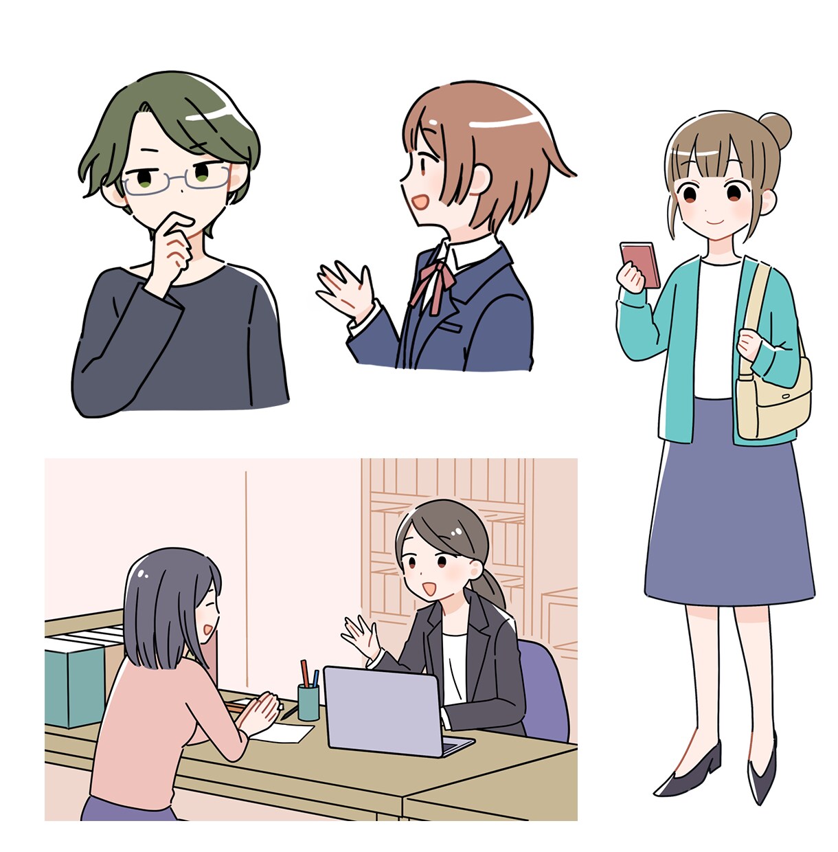 商用可！やさしいイラスト制作します シンプルで安心感のある、やさしい絵柄でイラストを作成します。 イメージ3