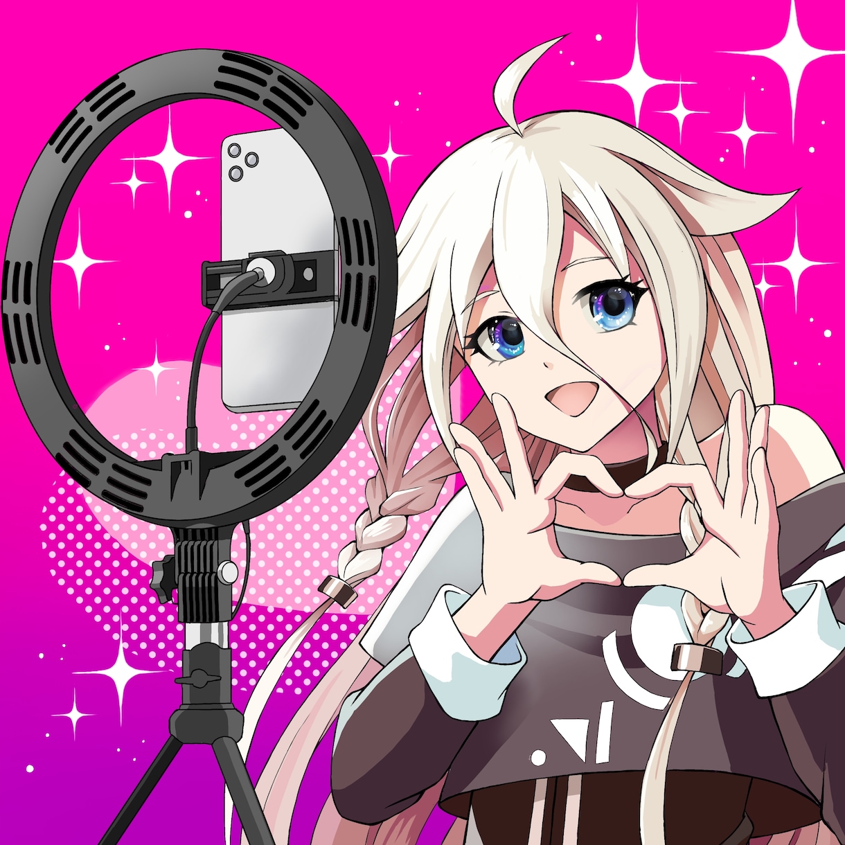 オリジナル、ボカロジャケットイラストお描きします インパクトのあるイラストで楽曲のイメージを再現！ イメージ4