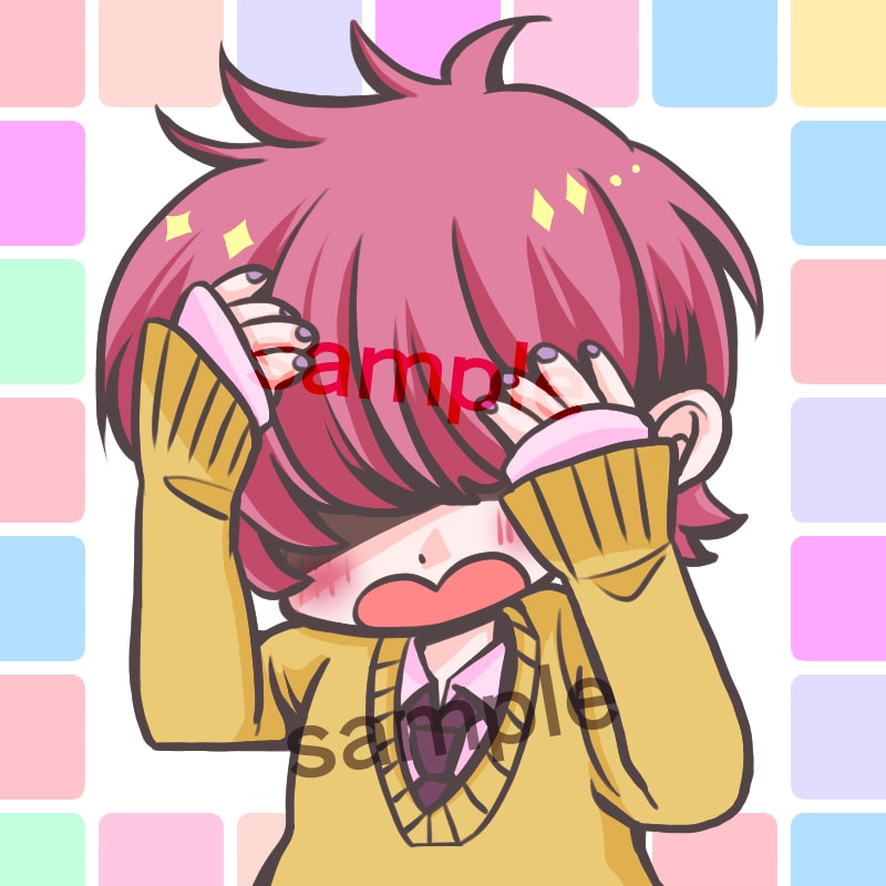 デフォルメ&ポップで可愛いアイコンイラスト描きます オリジナルキャラクターの二次創作もOK♪ イメージ2