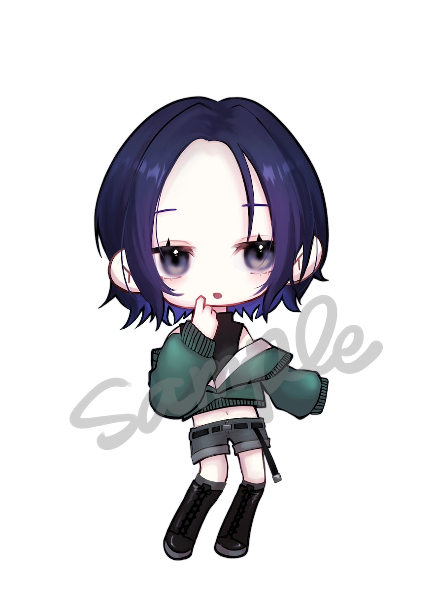 キュートなミニキャラ描きます 塗り込みしてある可愛いミニキャラを描きます！ イメージ1
