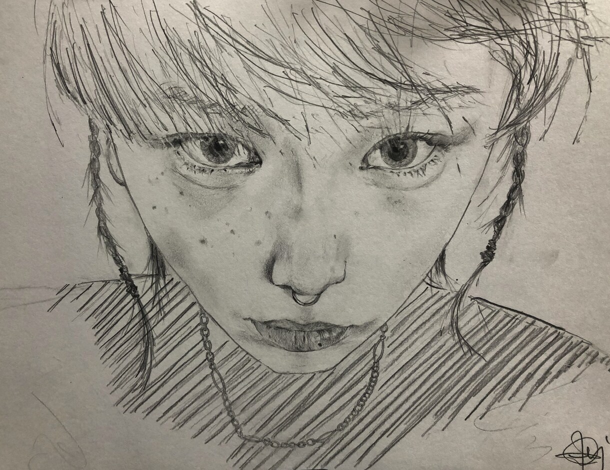 写真代わり/ギフト/記念等に似顔絵を描きます 写真代わりに、贈り物に、イベントフライヤーに。 イメージ1
