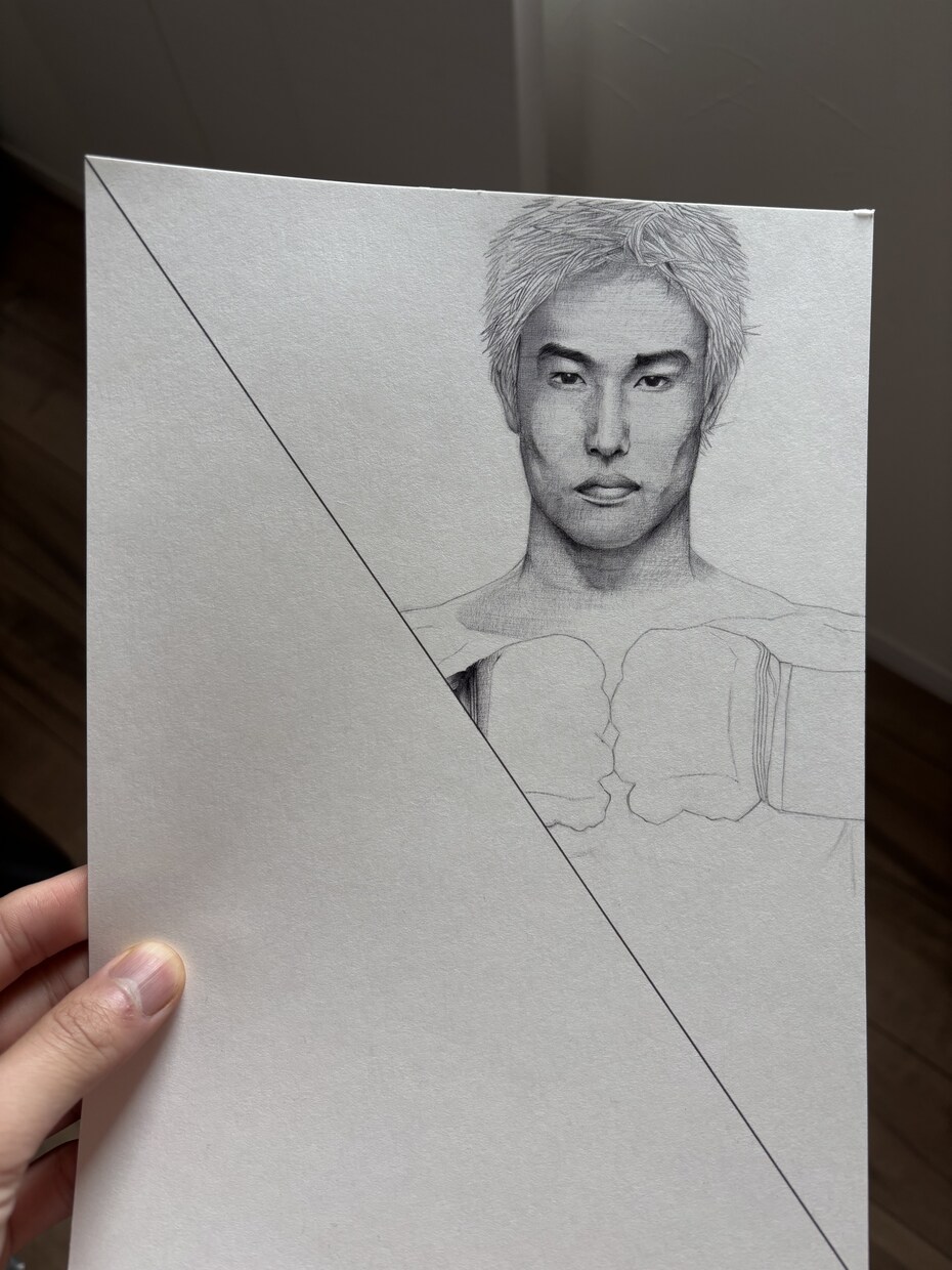 人間等をアナログで制作します 人、ペットなどをリアルに写真通り美しく描きます。 イメージ2