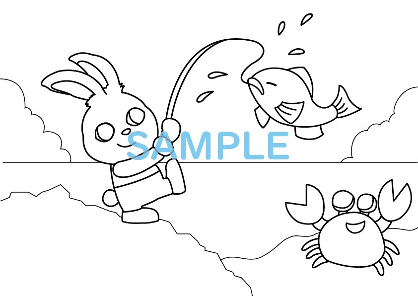 こども向け！かわいいぬりえお作りします かわいい子ども向け！動物・行事・乗り物など何でも〇商用利用可 イメージ6