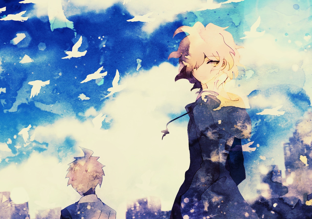 個性的な絵柄の一枚絵を描きます 他にはない絵柄でお描きします！ イメージ3