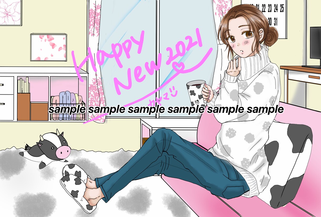 ちょっとセクシーな女の子を描きます 少女漫画風、爽やか、ちょっとセクシー、女の子イラスト イメージ4