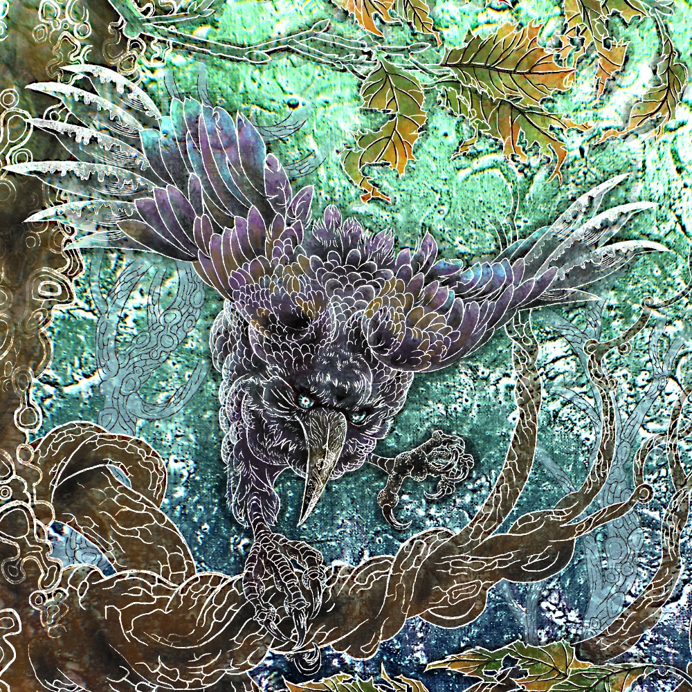 高密度描き込み　和風動物イラスト制作します 和・神秘的な絵柄　TRPGにもおすすめ イメージ4