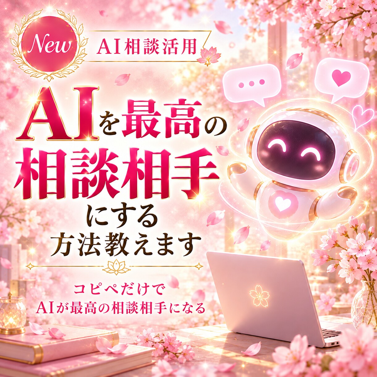AIを最高の相談相手にする方法教えます コピペだけでAIが最高の相談相手になる イメージ1