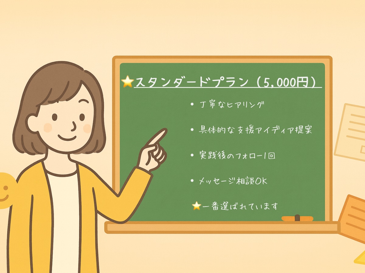 お子さんの困りごとに合う支援を提案します 悩みを抱え込まず、まずは相談から イメージ8