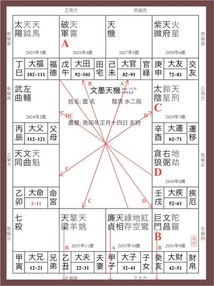 ラクラク簡単読める！紫微斗数PDF販売します 初心者さん向け紫微斗数テキストです イメージ2