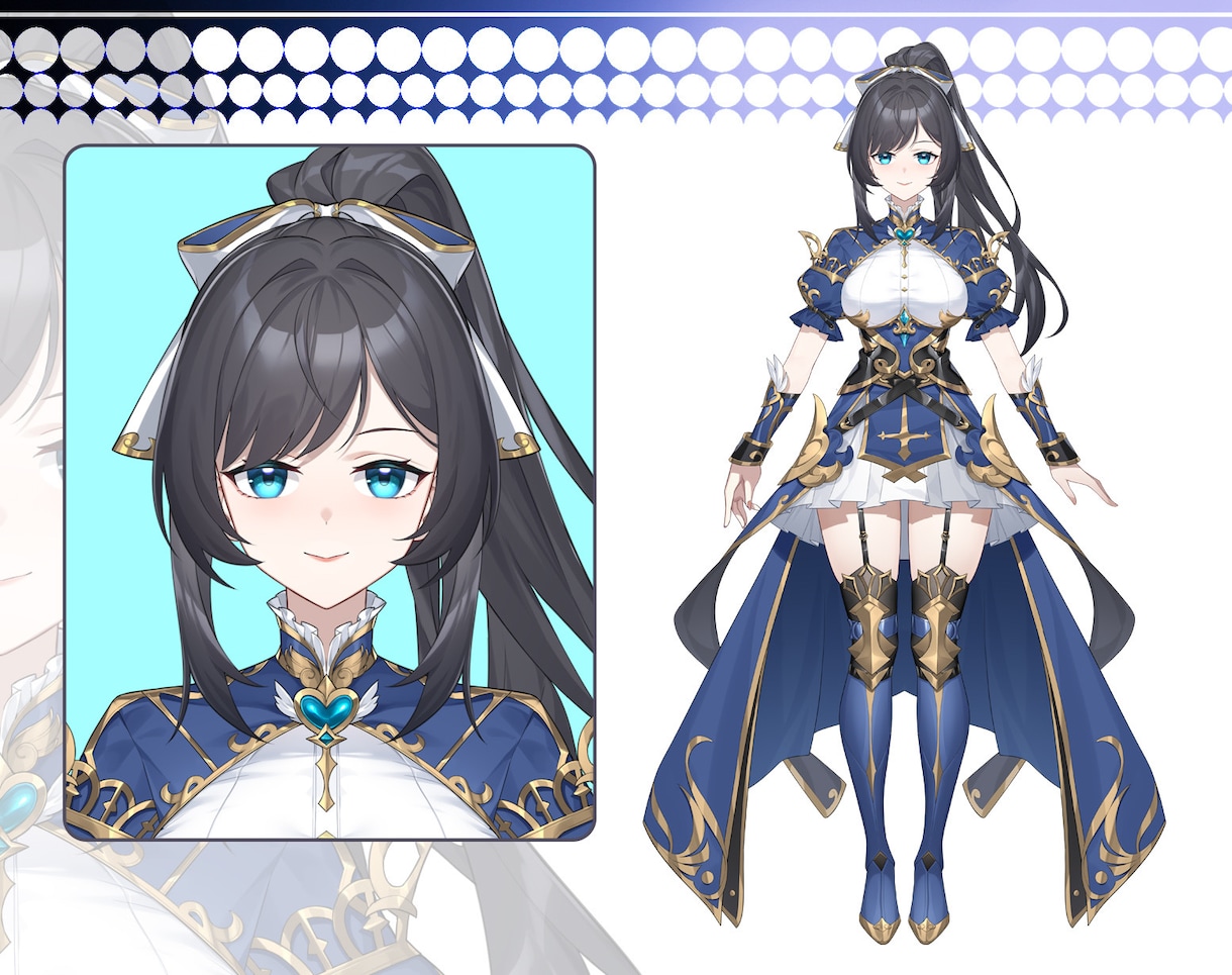 Vtuber用、高品質Live2dモデルを承ります 高品質ラフ案3案提供、修正無制限！ゲーム社在籍プロ絵師担当！ イメージ10