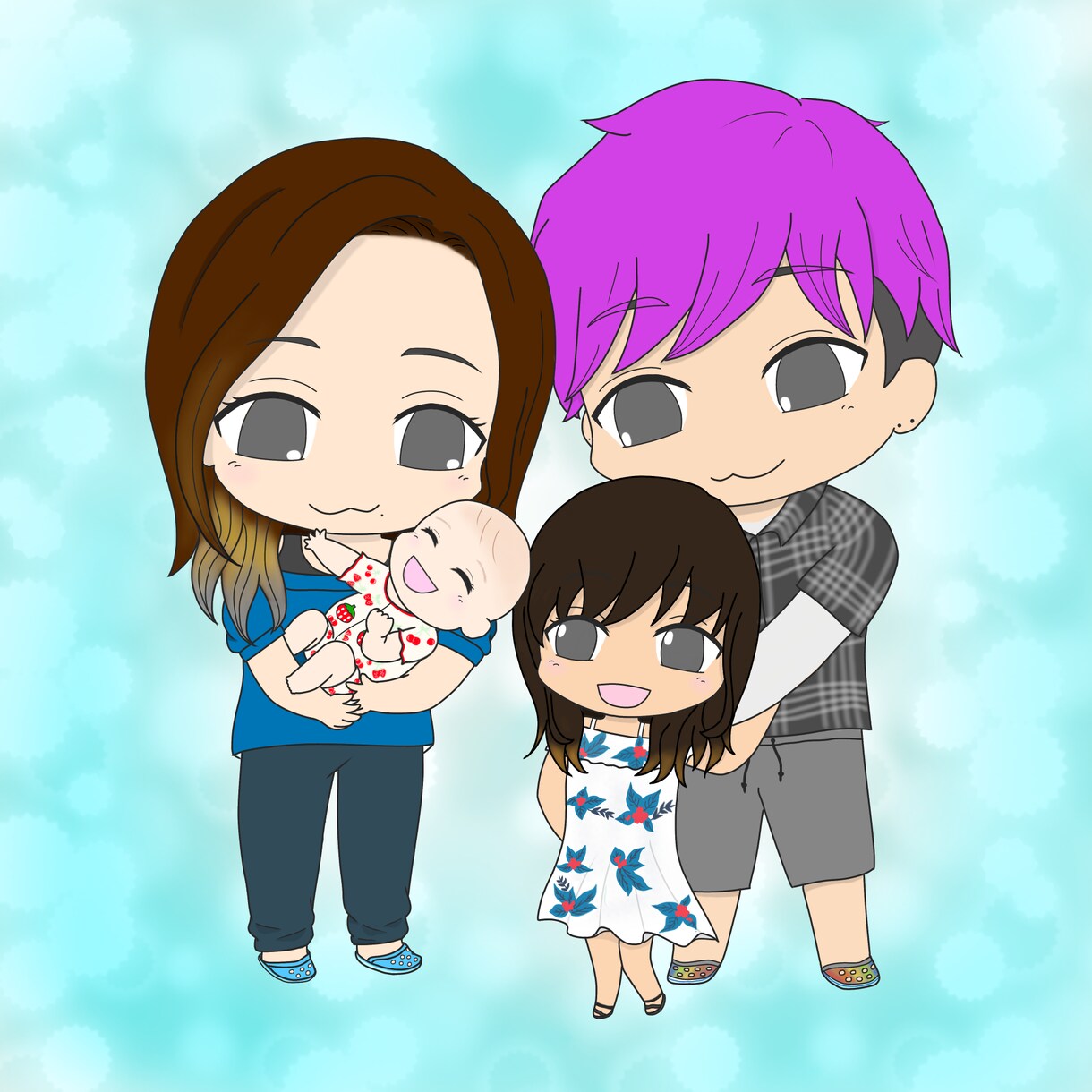TwitterやLINEのアイコンお描きします ちびキャラのアイコンはどうですか？✨ イメージ1