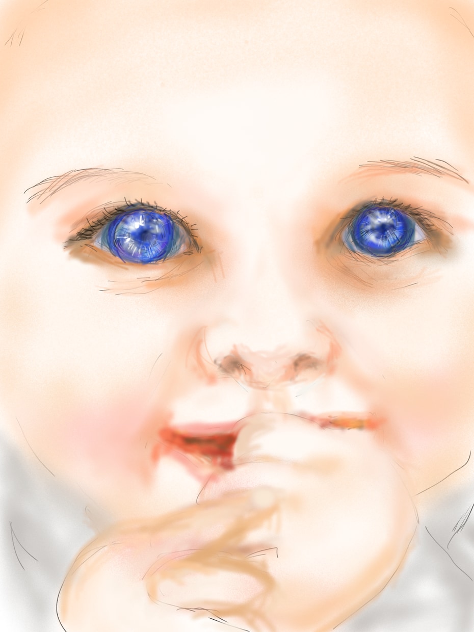 似顔絵オーダーイラストや挿し絵をお描きします リアルっぽく　水彩よりの優しいタッチで仕上げます。 イメージ2