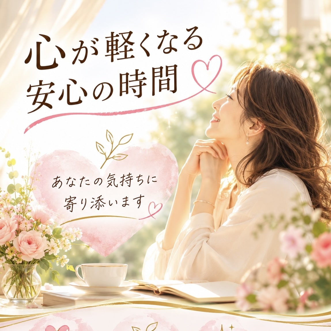 夫婦のお悩みをじっくりお聞きし、優しく受けとめます 今すぐ話したい方へ、1分でもお話しをお聴きします イメージ8