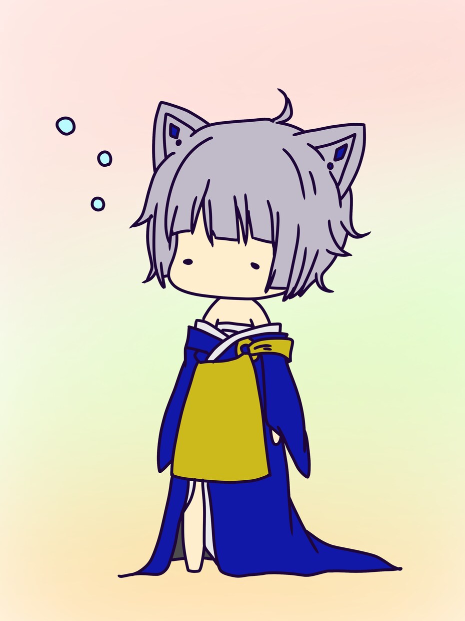 もちもちかわいいキャラ絵を描きます もちもちでかわいいミニ絵を描きます イメージ1