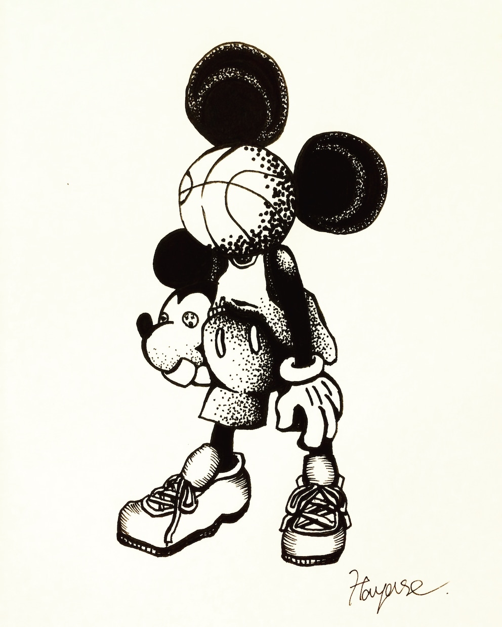 線描、点描の個性的な似顔絵・イラストを描きます 個性派イラストでプレゼントや商品にインパクトを！！ イメージ2