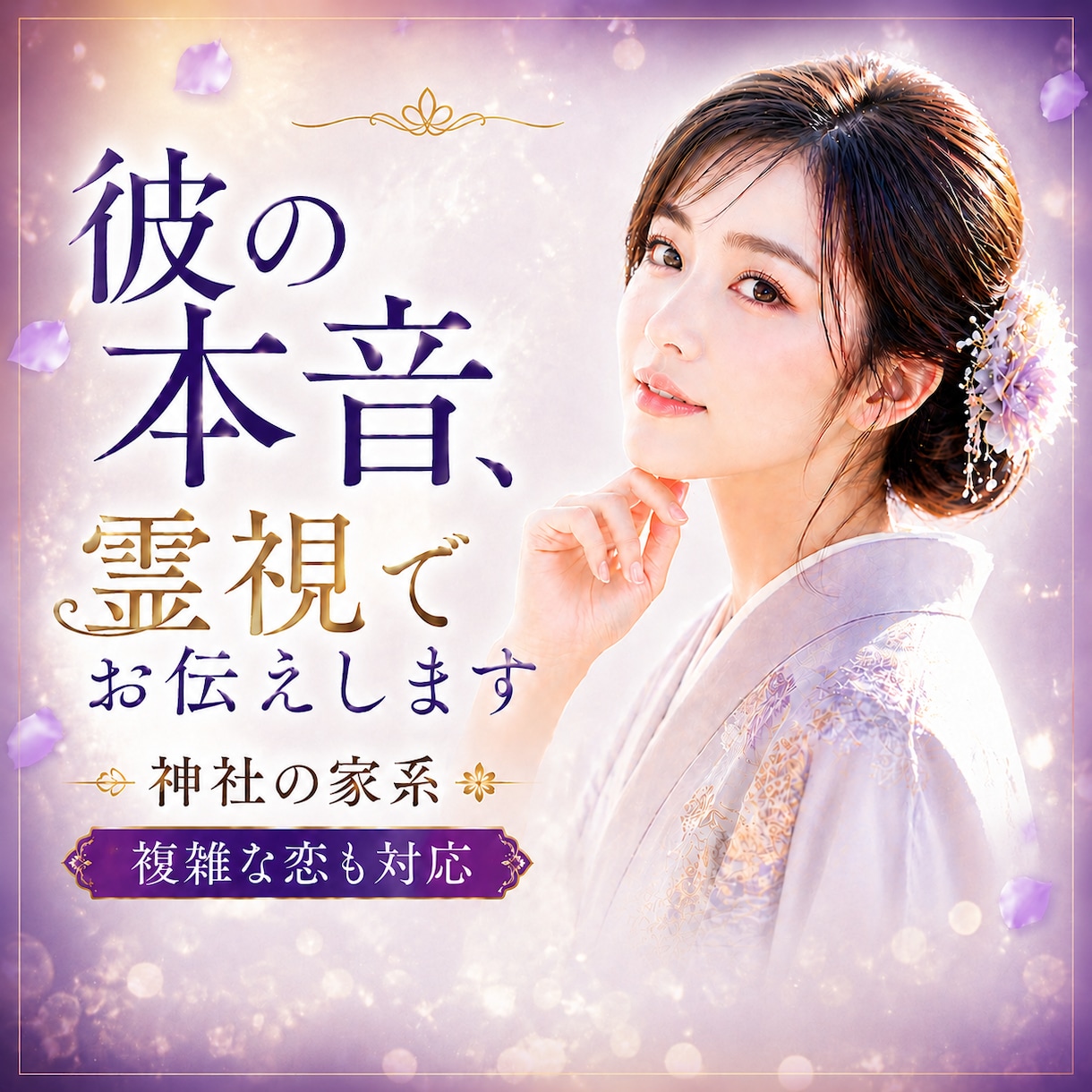 彼の本音・相手の気持ちを霊視で丁寧に読み解きます 彼は今どう思っている？言葉にされない本音を霊視します イメージ1