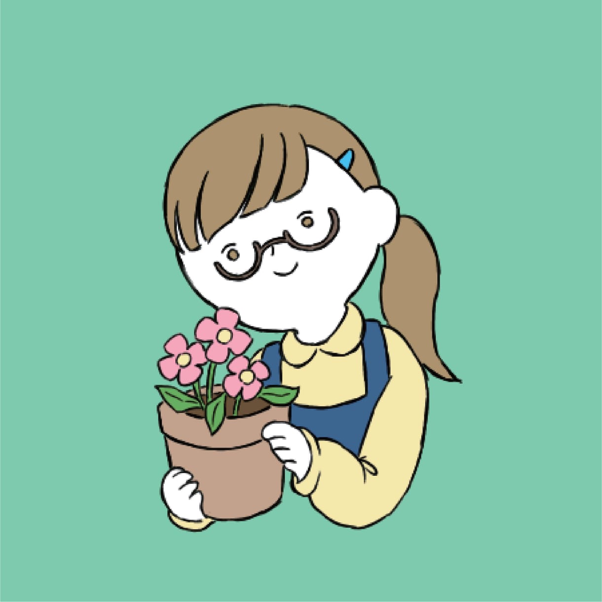 アイコン風の似顔絵イラストを制作します あなたの「好き」を押し出すアイコン風似顔絵 イメージ5