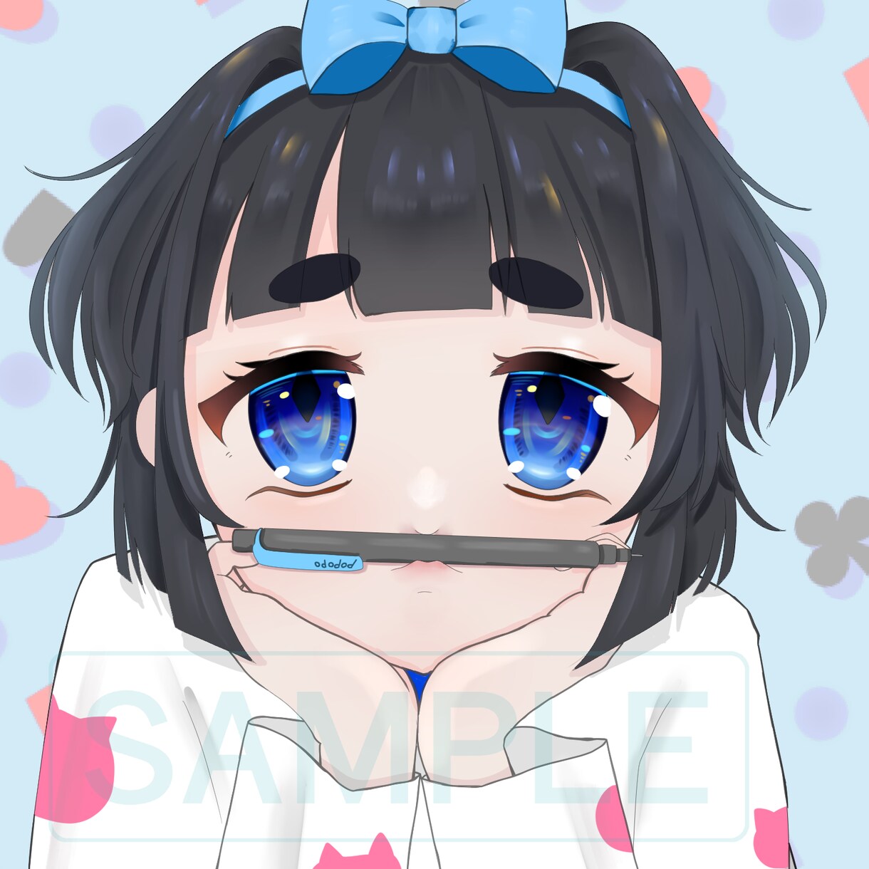 かわいい・かっこいいSNSアイコン描きます 曇った表情～笑顔まで幅広く描きます！ イメージ2