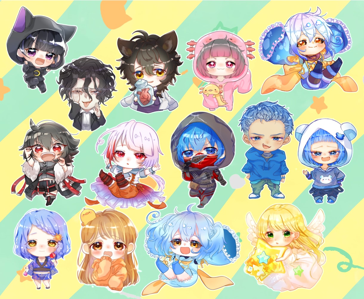 可愛いデフォルメキャラ描きます アイコンや配信に使えるデフォルメキャラはいかがですか？ イメージ6