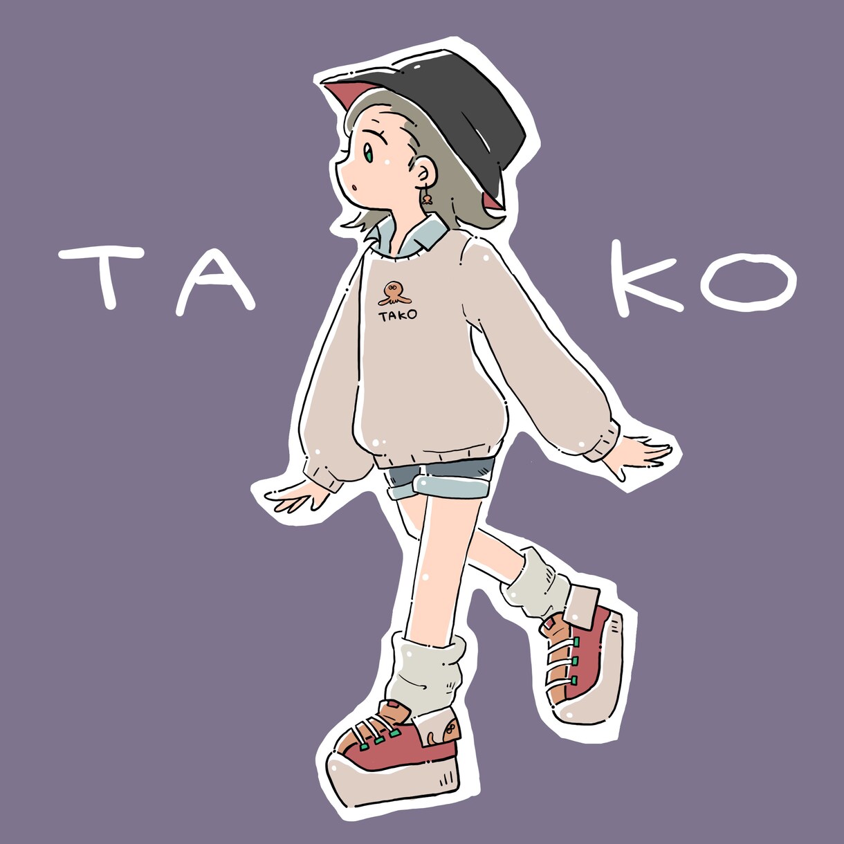ゆるかわいいイラスト描きます ゆるくてかわいくてレトロっぽいイラストを描きます！ イメージ1