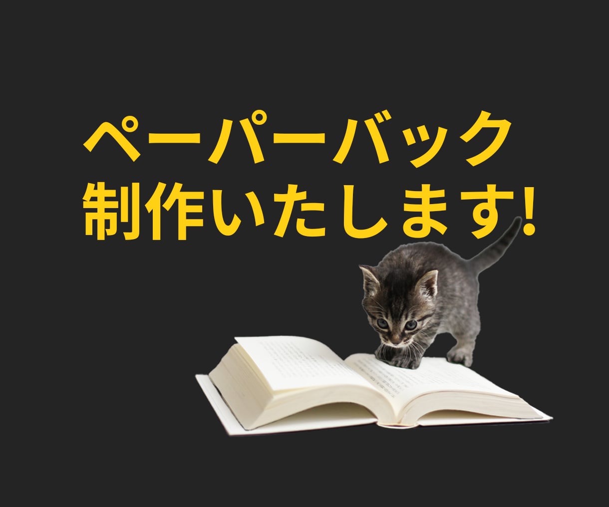 ペーパーバック（POD）制作いたします 原稿形式はなんでも気軽にご相談ください。 イメージ1