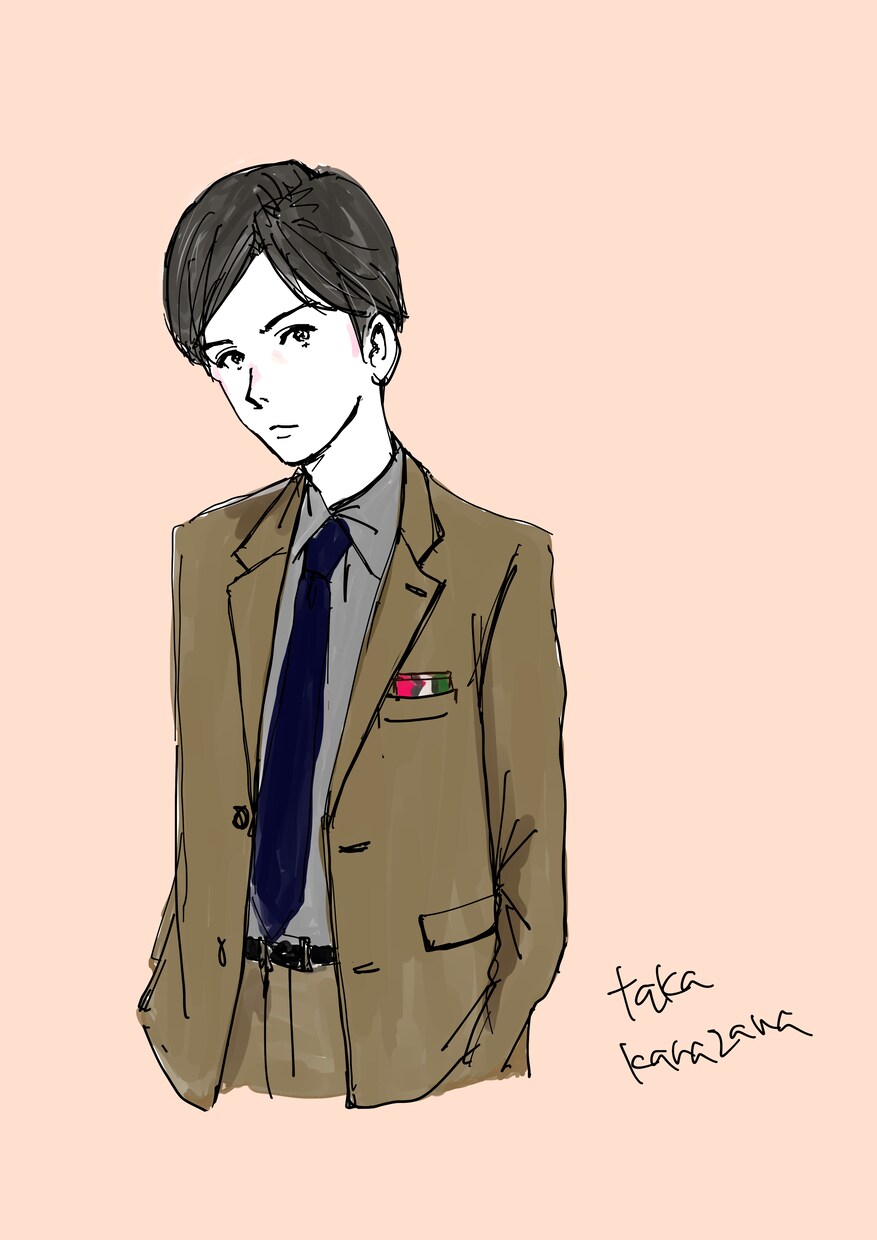 大人の美男美女イラスト承ります アニメっぽくない、子供っぽくない。美男美女です。 イメージ3