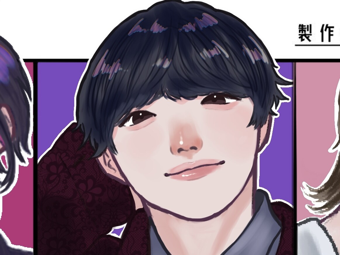 厚塗りタッチの似顔絵制作します 優しい色合いの似顔絵を制作致します♪ イメージ4