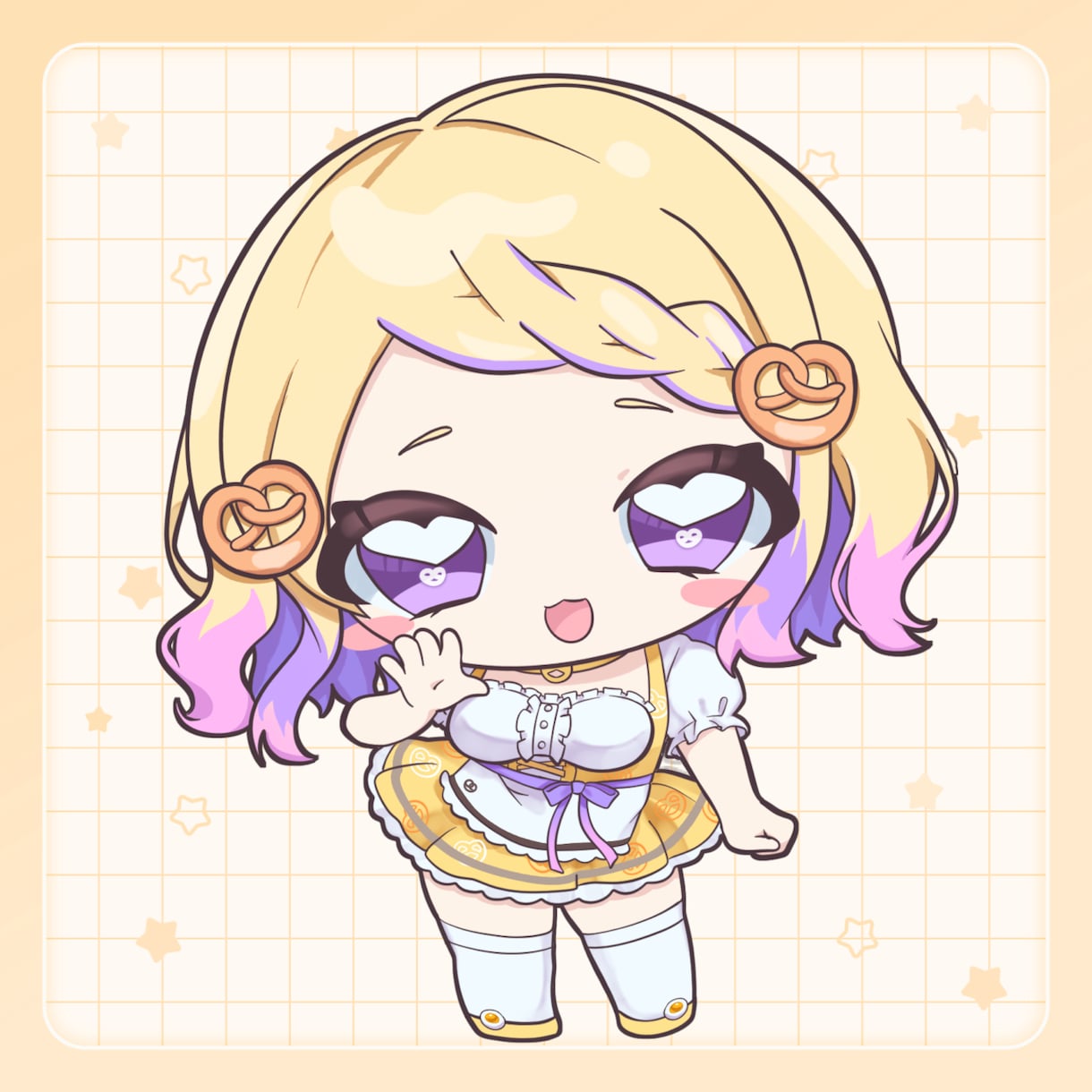 可愛いデフォルメイラスト描きます 大きなハイライトがとってもかわいい イメージ5