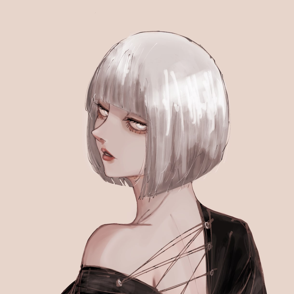 不思議な雰囲気の絵を描きます 綺麗、儚い、恐ろしいのジャンルで一味違った個性を イメージ6