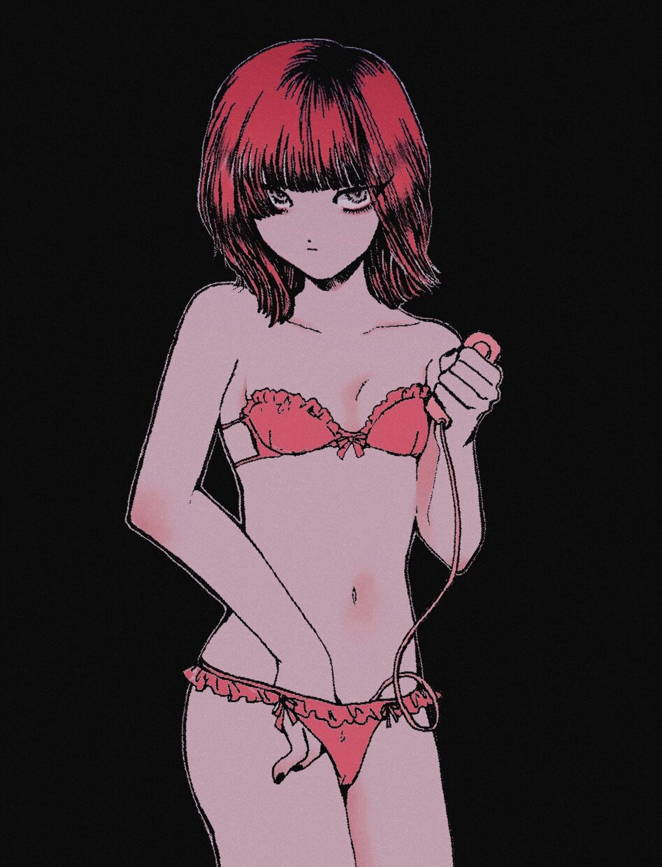 病みかわいい女の子のイラストを描きます 太ももまでの女の子のキャラクターイラストを制作します。 イメージ4
