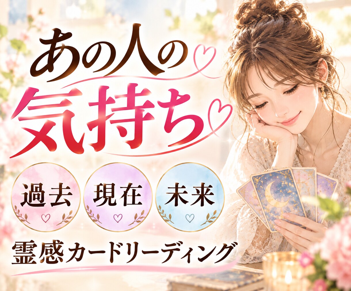 ズバッと気持ちのみを占います 過去·現在·未来の気持ちを知りたい方におすすめ！ イメージ1