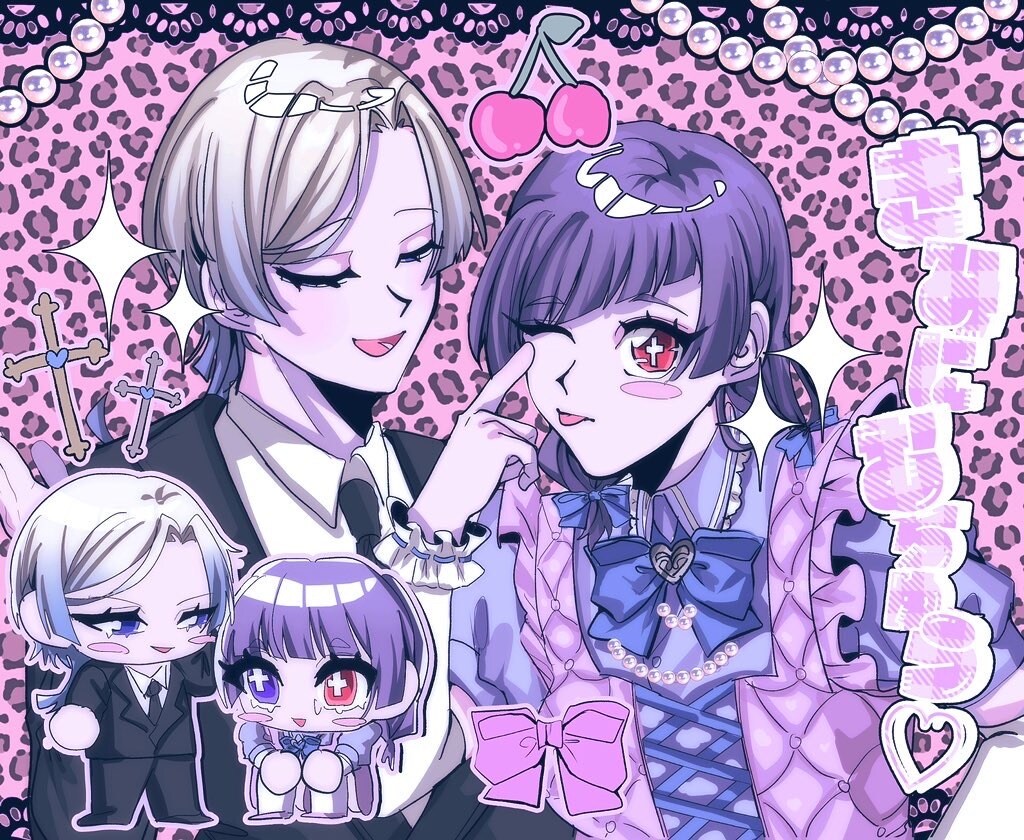 少女漫画風夢絵　創作絵　描きます 90年代アニメ風の夢絵、少女漫画の表紙風の夢絵など イメージ5