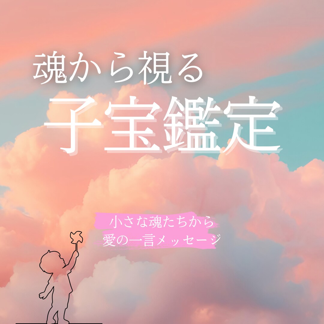 魂から視る子宝鑑定：人数・性別をお伝えします 小さな魂たちからの愛の一言メッセージもお届けします イメージ1